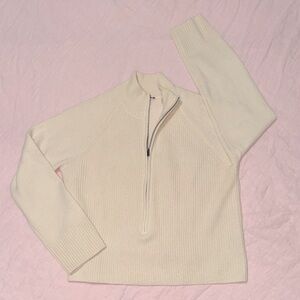 Elie Tahari cashmere 3/4 zip